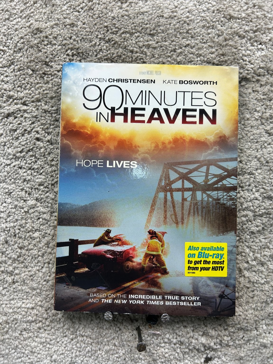 90 Minutes in Heaven DVD (2015) Hayden Christensen, Kate Bosworth, Bonus