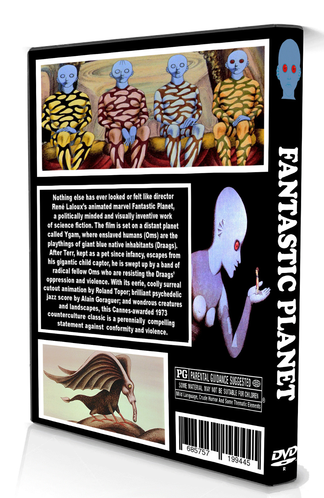 Fantastic Planet / 1973 – ENGLISH DUBBED – Barry Bostwick, Jennifer Drake