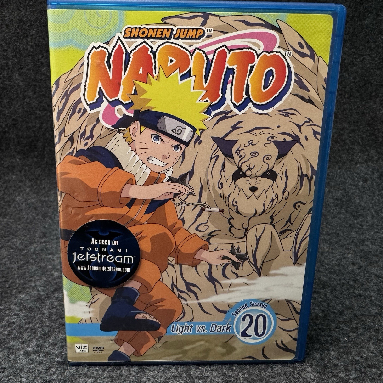 Naruto Light vs Dark Vol 20 DVD Shonen Jump Anime Toonami Viz Media