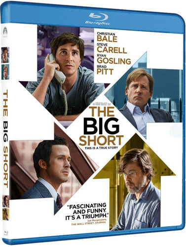 The Big Short (Blu-ray + DVD, 2015)