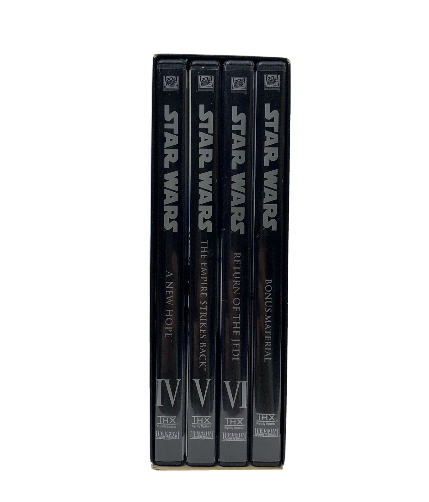 Star Wars Trilogy DVD Box Set Widescreen Episodes 4-6 Bonus Disc 4-Disc EUC