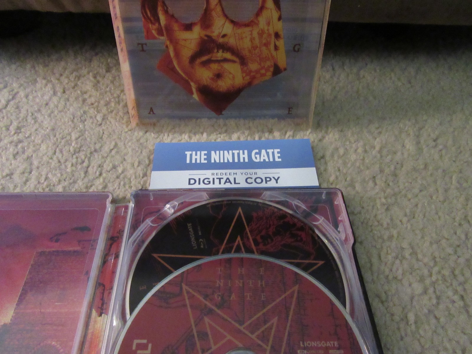 THE NINTH GATE [STEELBOOK] 4K ULTRA HD + BLU-RAY + DIGITAL [LIONSGATE LIMITED]