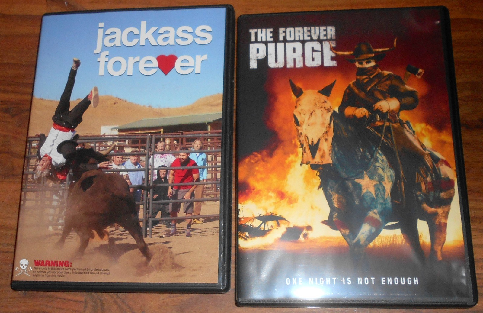 jackass forever & The Forever Purge – DVD Lot