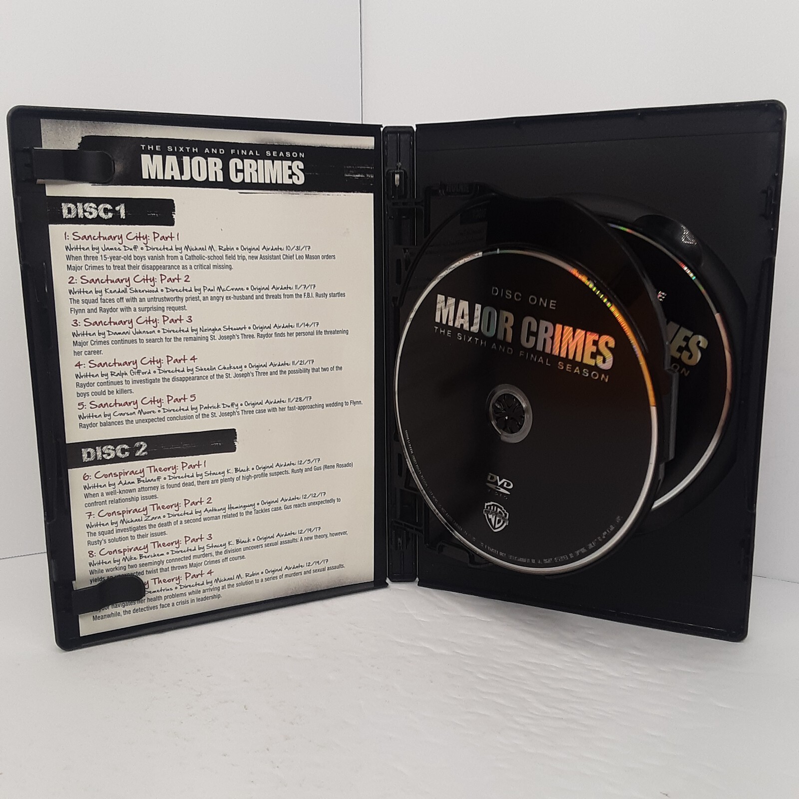 Major Crimes: The Complete Sixth Season 3-DVD Set Cleaned