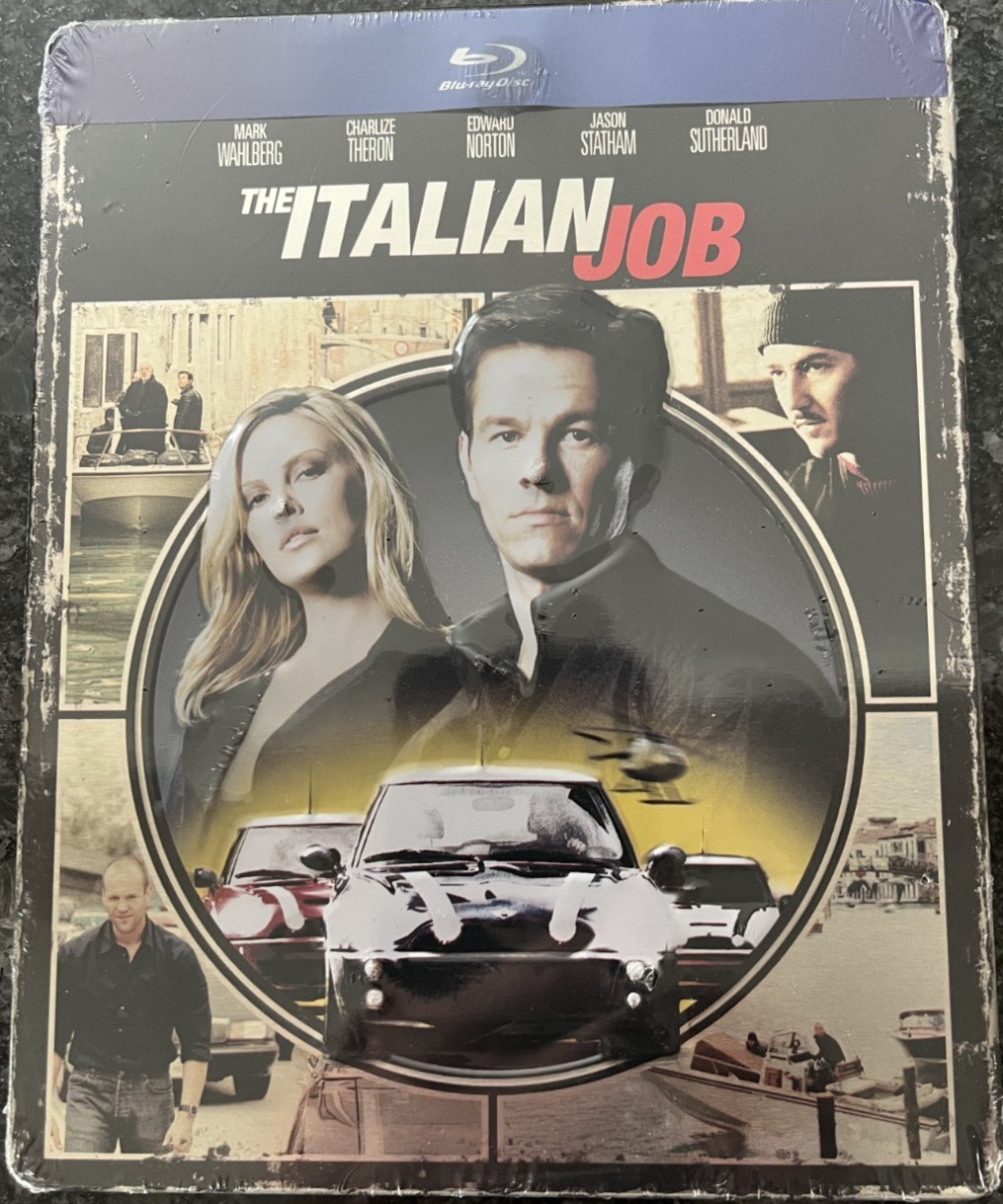 The Italian Job Blu-Ray Steelbook – BRAND NEW / SEALED – Mark Wahlberg