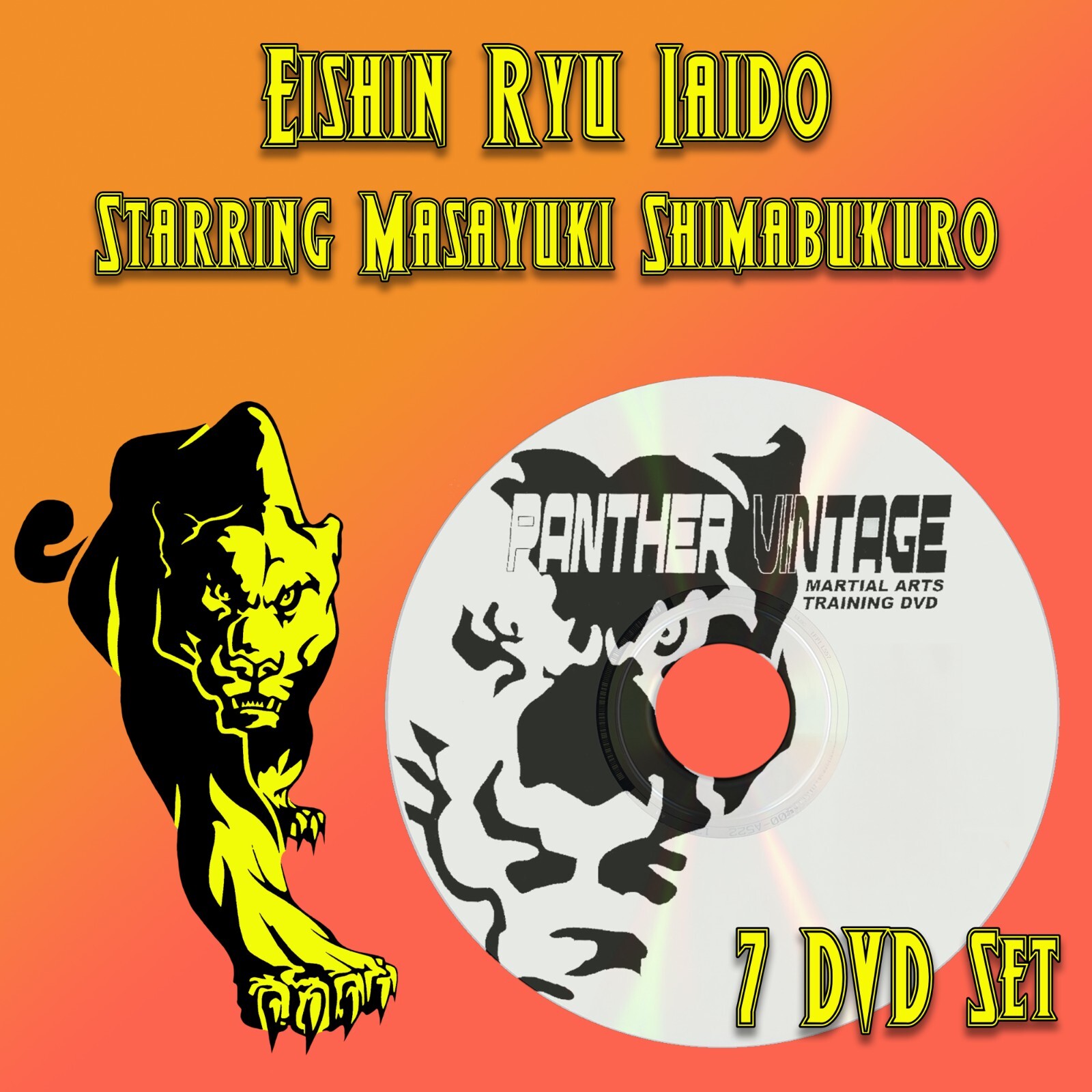 Eishin Ryu Iaido Samurai Sword starring Masayuki Shimabukuro (7 DVD Set)