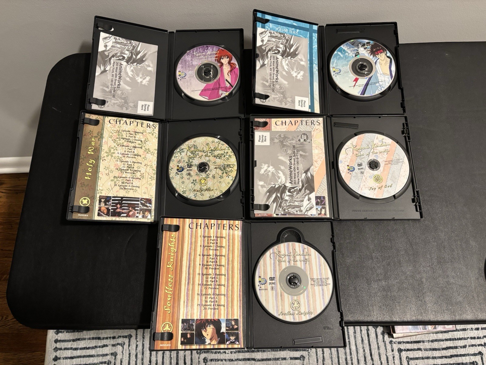 Rurouni Kenshin DVD Lot: Tales of the Meiji/Wandering Samurai/Legends of Kyoto