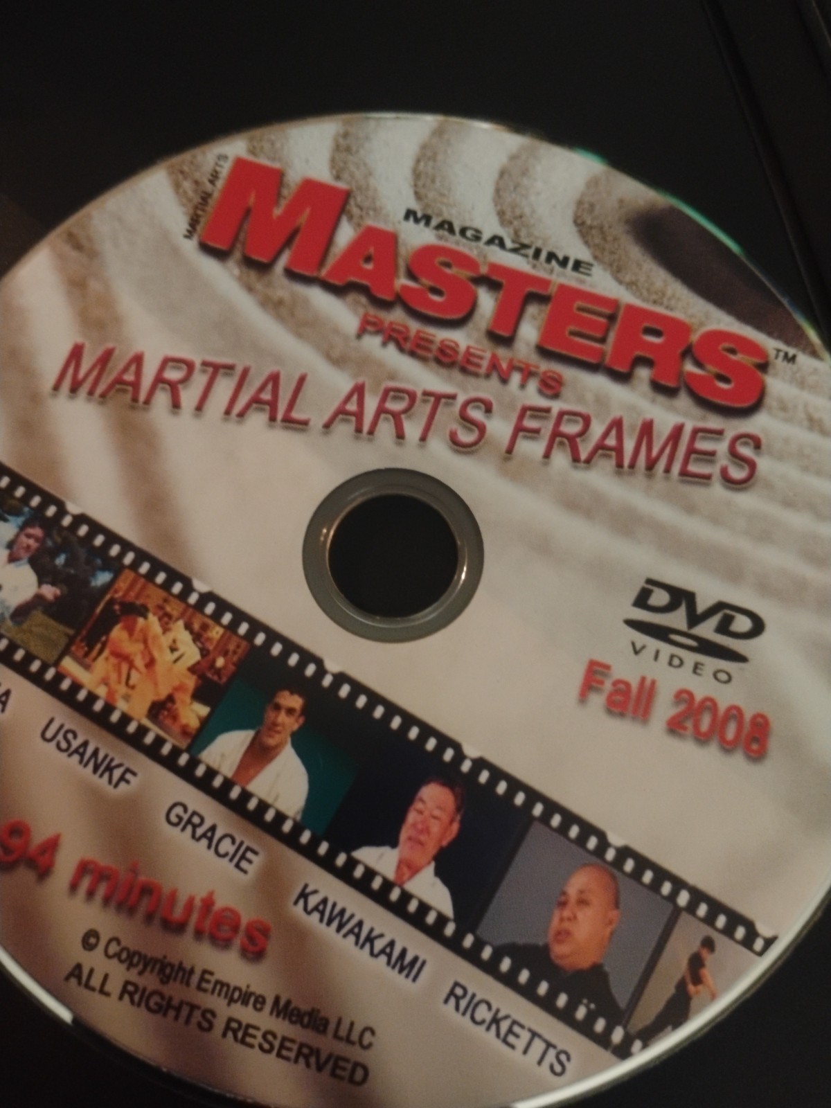 Masters Magazine Presents Martial Arts fall 2008 Frames DVD 94 min