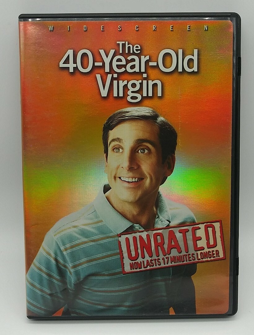 The 40 Year Old Virgin (Unrated) DVD Judd Apatow(DIR) 2005 USED Fast Shipping