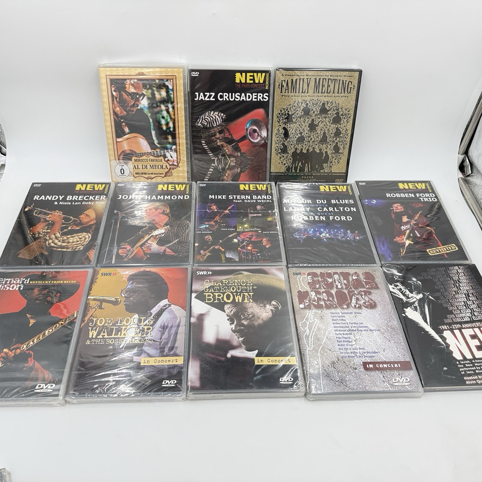 Lot of 13 Concert DVDs Guitar Blues Jazz Rock All Region NEW SEALED