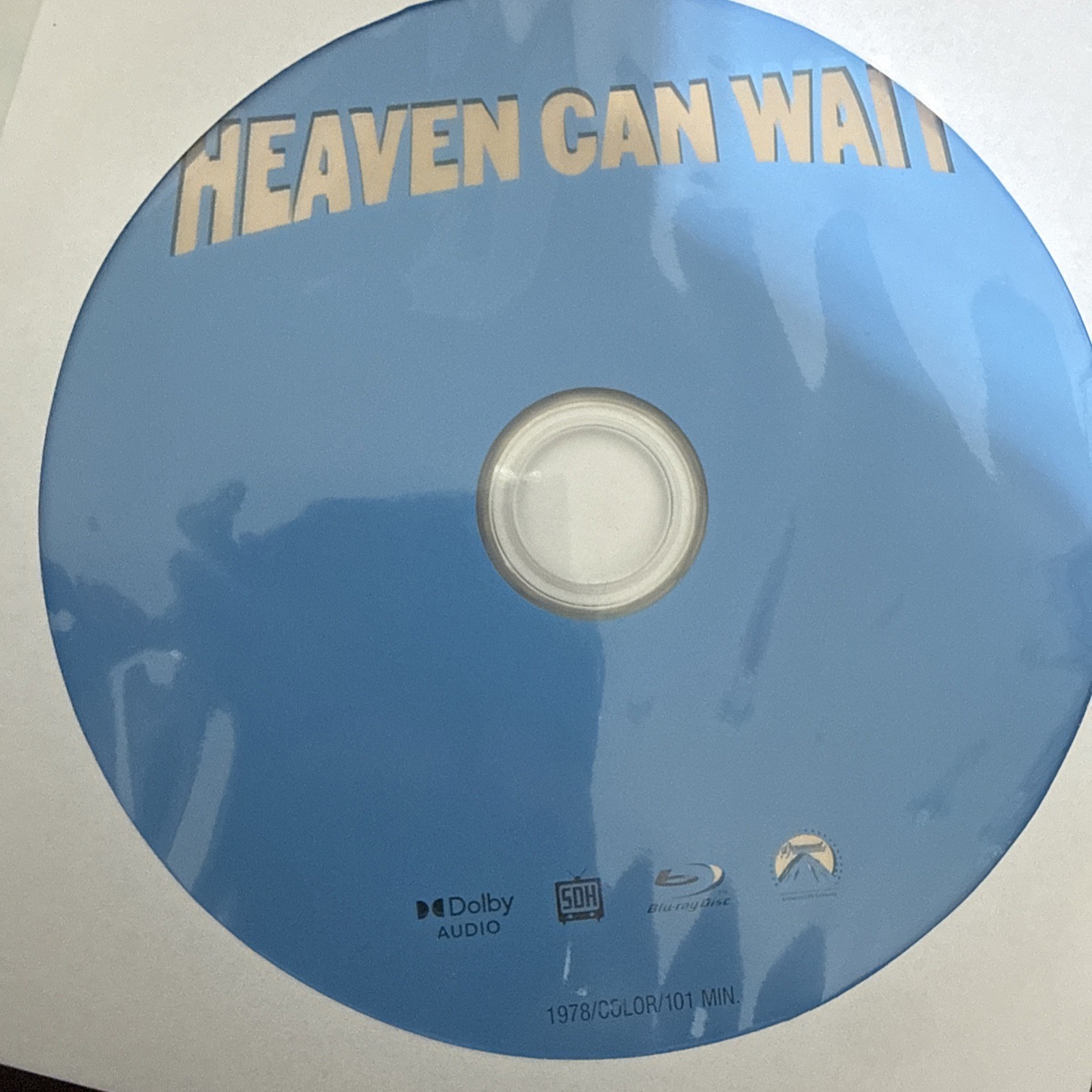 Heaven Can Wait (Blu-ray, 1978) (Disc + Artwork Only) watched once