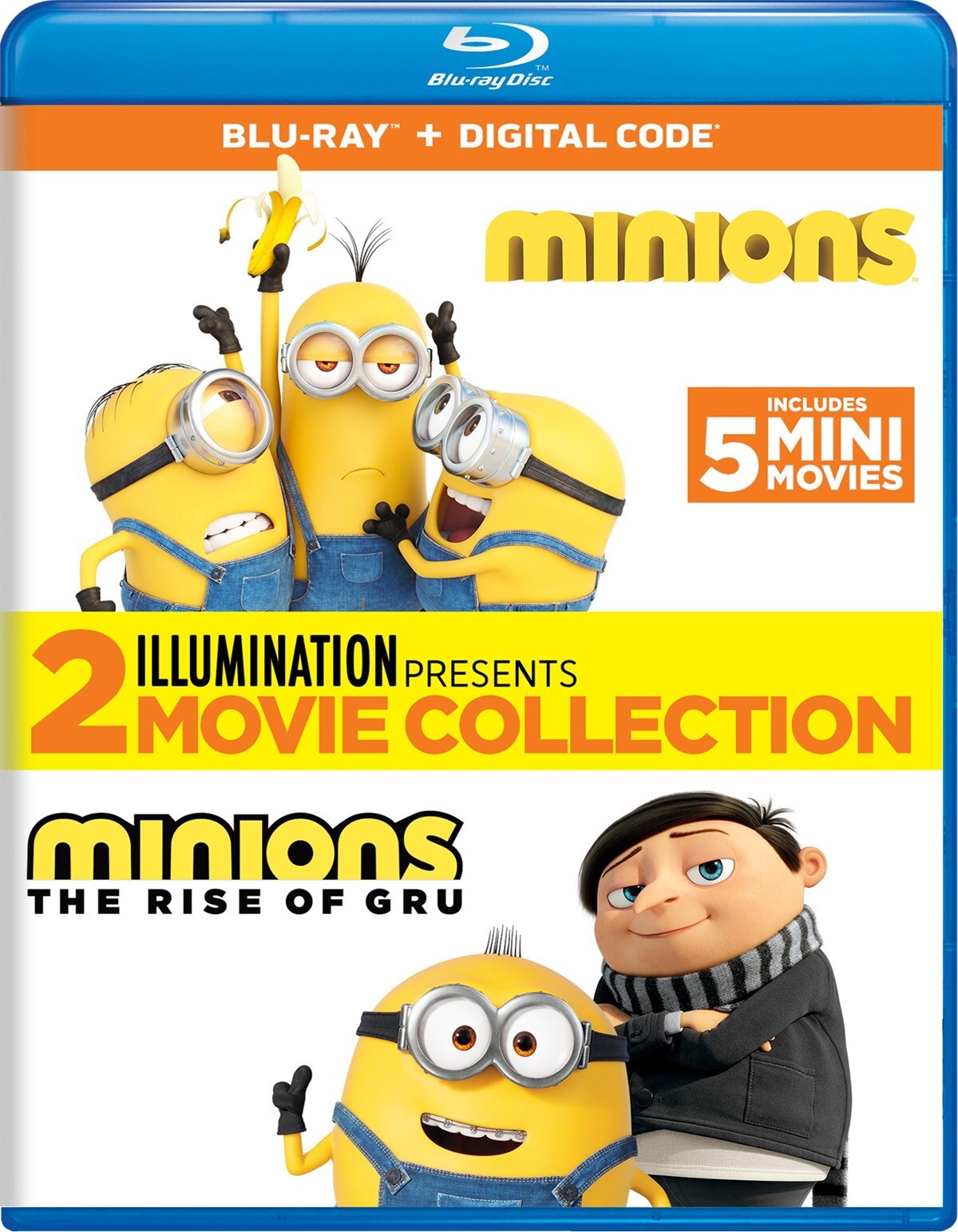 Minions 2-movie Collection Blu-ray Sandra Bullock NEW