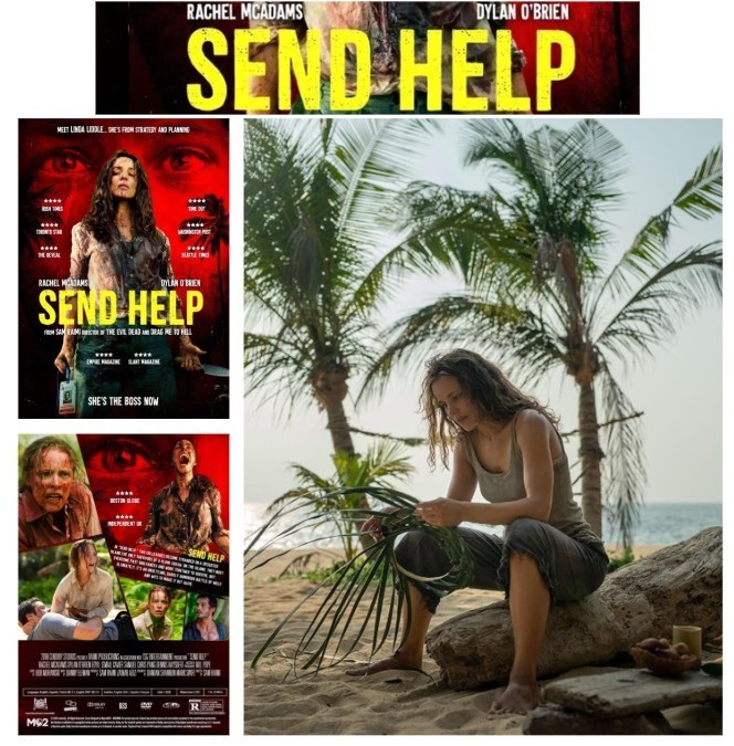 Send Help DVD 2026 Survival Horror Thriller English Subtitle Region Free NEW