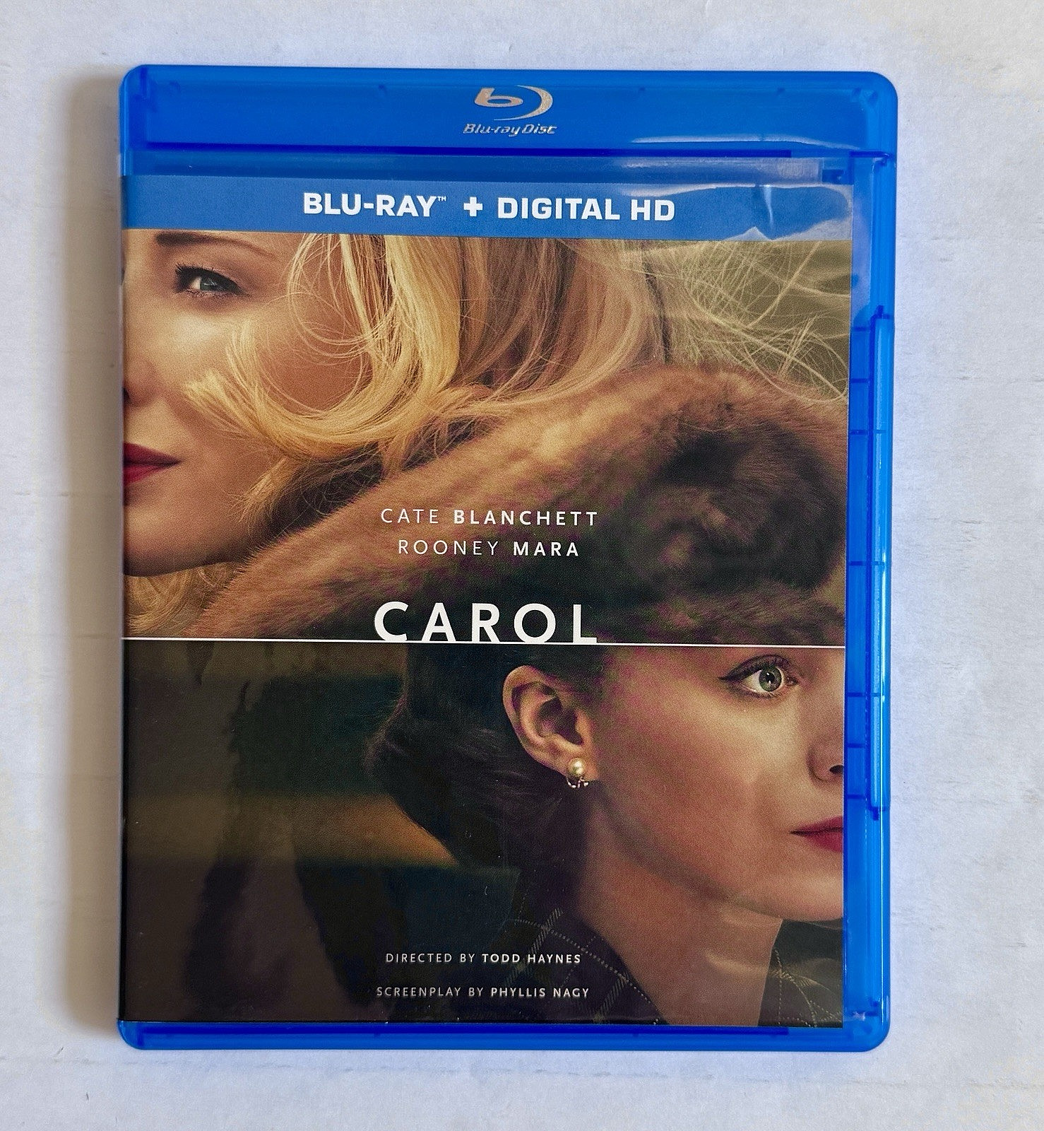 Carol Blu-ray 2015 Anchor Bay Cate Blanchett Rooney Mara Todd Haynes – Like New