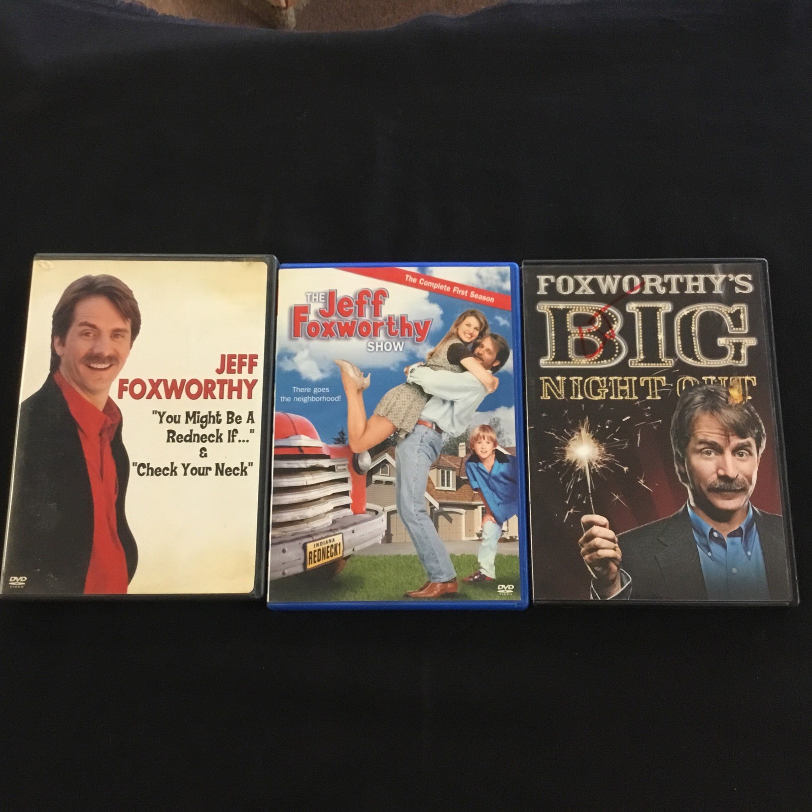 Jeff Foxworthy 3 DVD Lot: Show Season 1, Might Be A Redneck If, Big Night Out