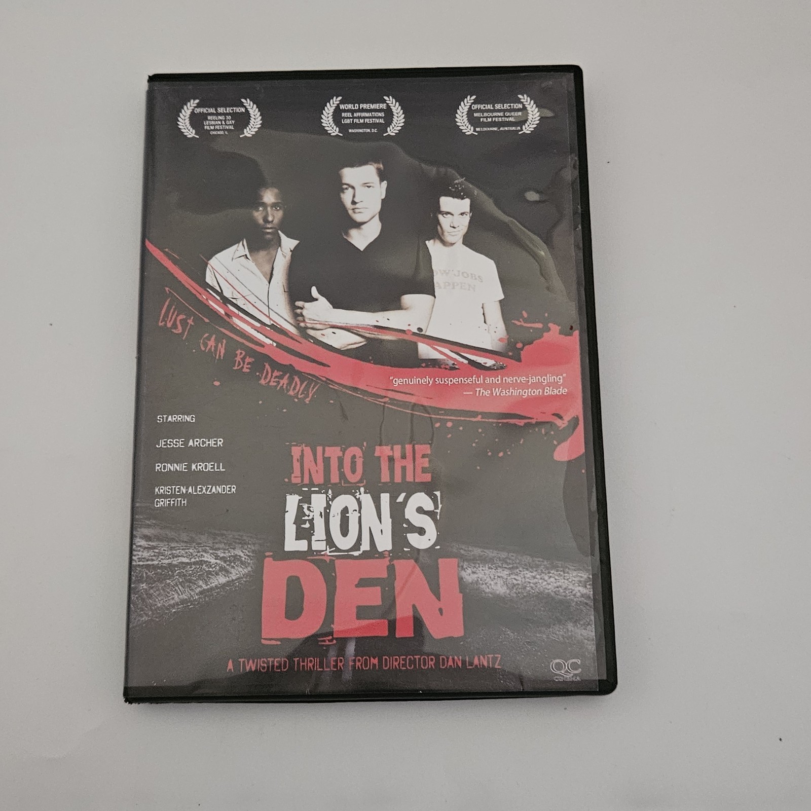 Into the Lion’s Den DVD / Gay Movie / 2 Time Official Selection / LGBTQ+