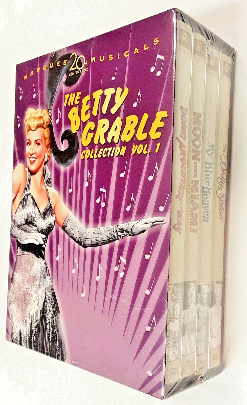 The Betty Grable DVD Film Collection Vol. 1 Boxset Classic Movies Factory Sealed