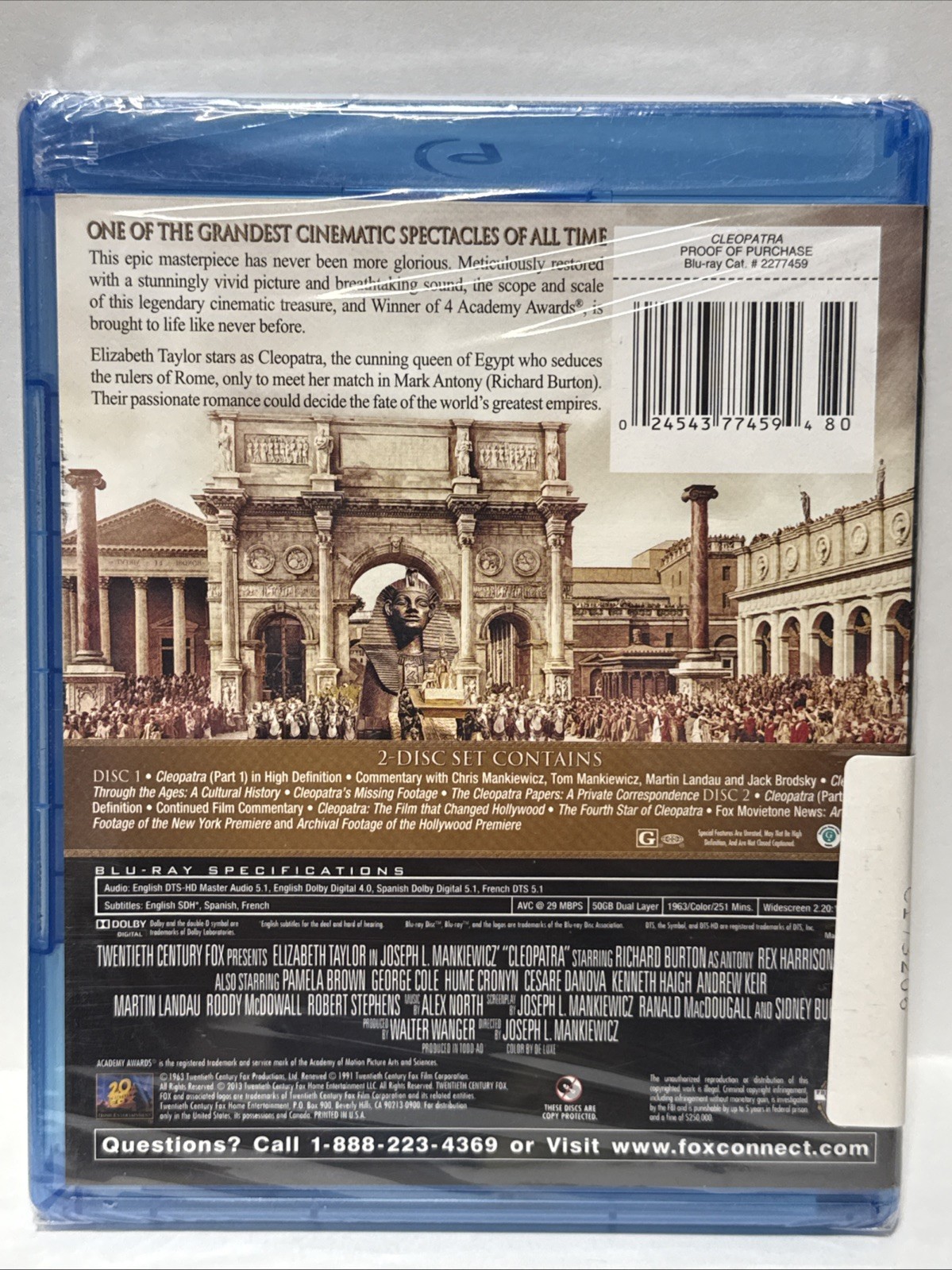 Cleopatra (Blu-ray, 1963)