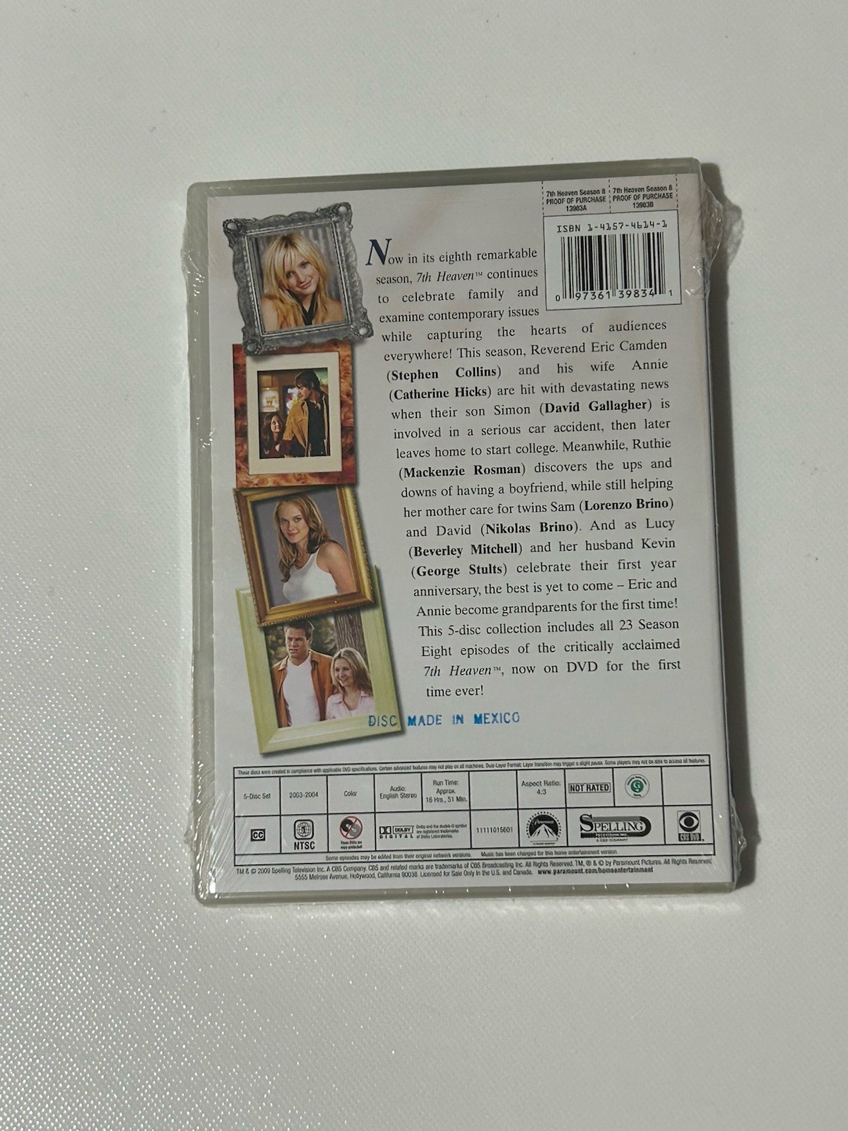 7th Heaven: DVD Complete Seasons 1 2 3 4 5 6 (new) 7 (new) 8 (new) 10 11