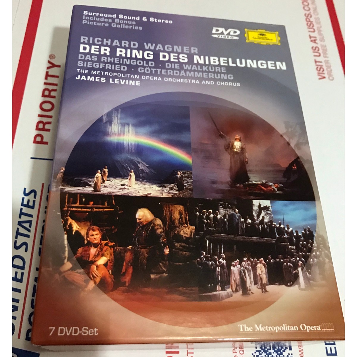 Orig 7 DVD set – Der Ring Des Nibelungen – Richard Wagner James Levine EXCELLENT