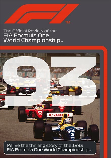 FORMULA ONE 1993 DVD. ALAIN PROST F1 1993 CHAMPION. 95 MINS. DUKE VIDEO 6023NV