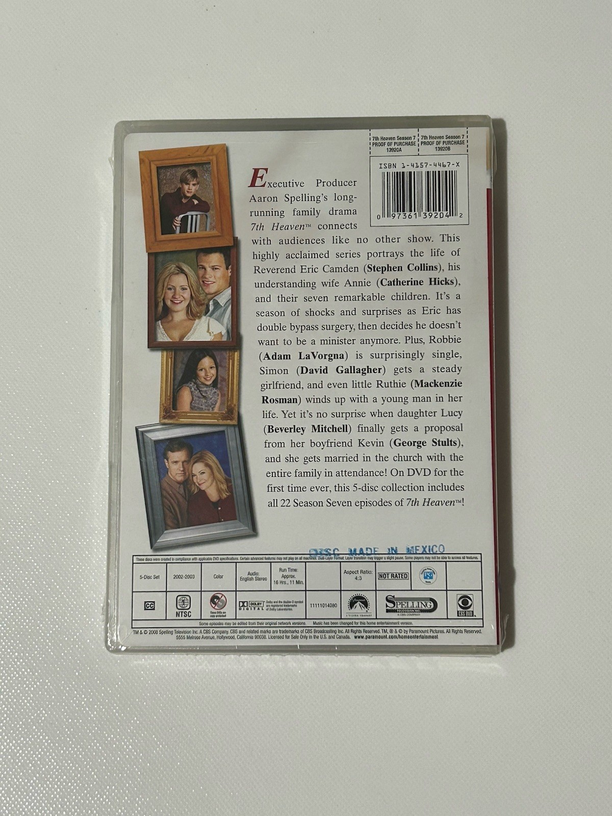 7th Heaven: DVD Complete Seasons 1 2 3 4 5 6 (new) 7 (new) 8 (new) 10 11