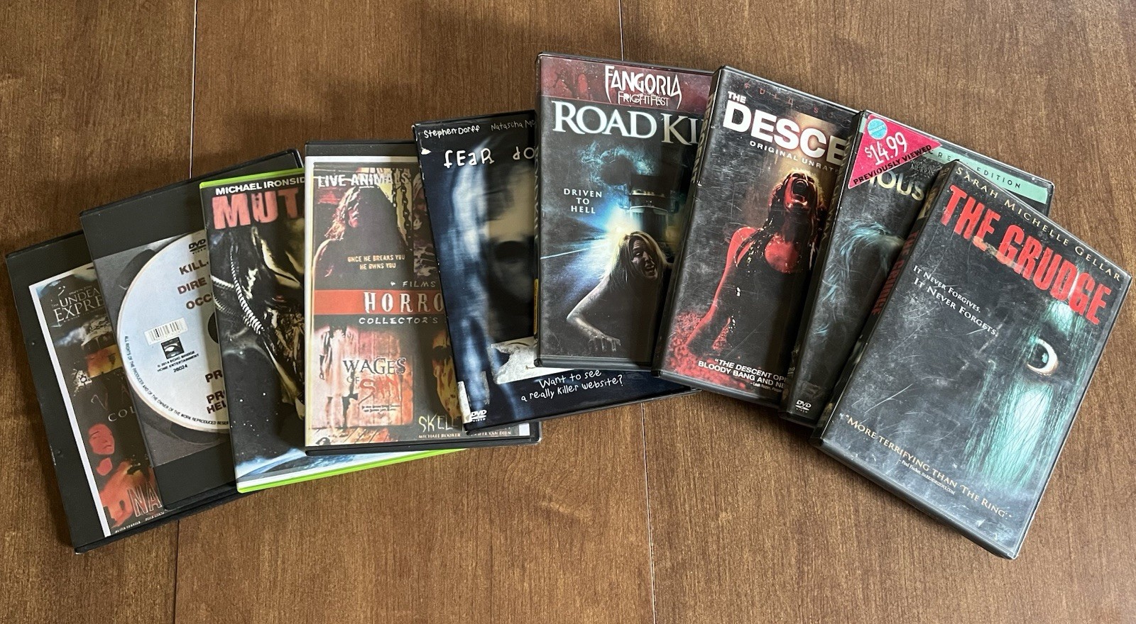 Horror Movie DVD Lot (10) – Test Played Great Condition