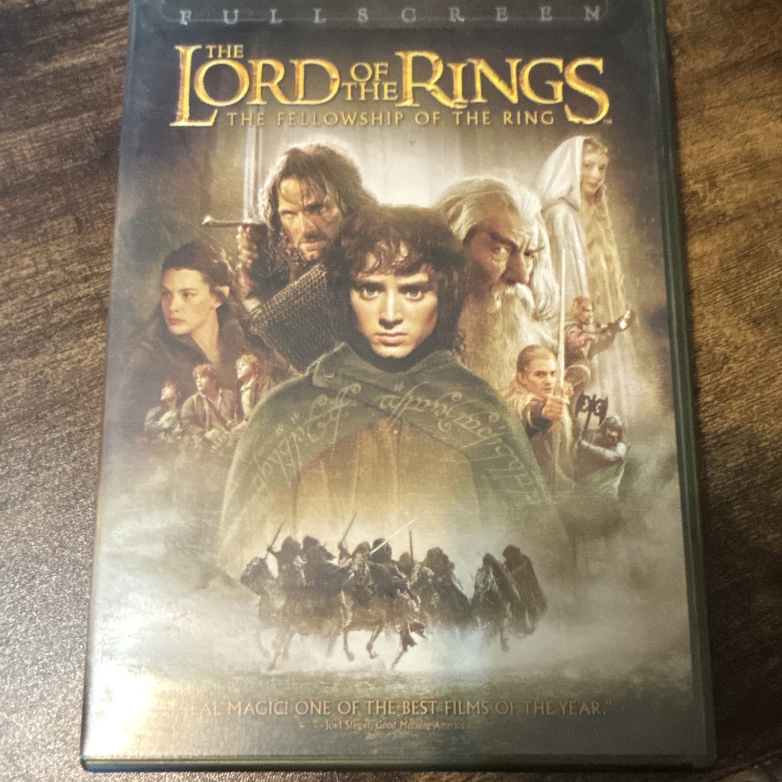 The Lord of the Rings: Fellowship of the Ring Full Screen DVD PG-13 Wood