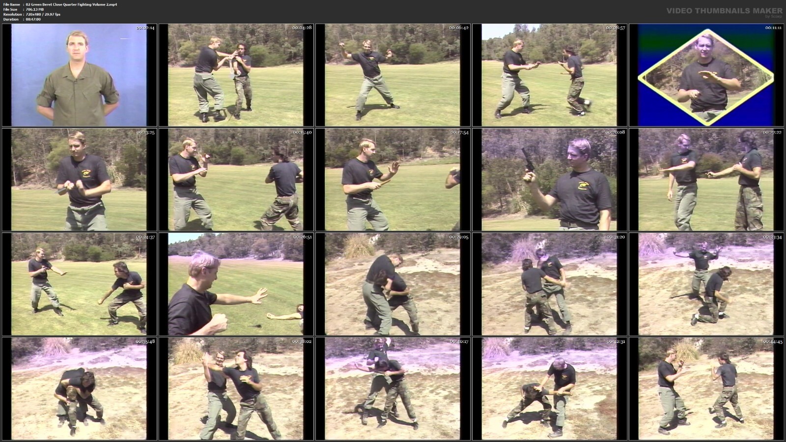 Special Forces Green Beret Combatives starring James Webb (5 DVD Set)