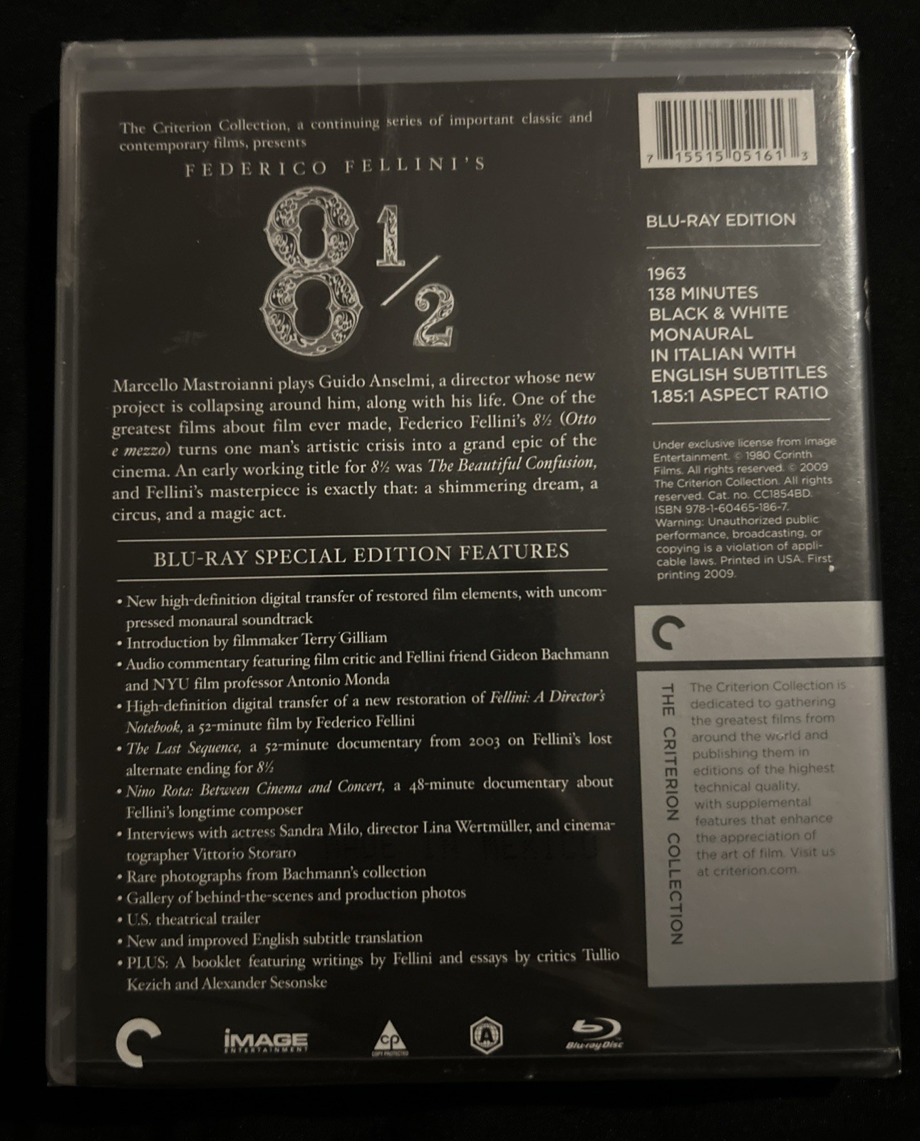 8 1/2 (Criterion Collection) (Blu-ray, 1963)