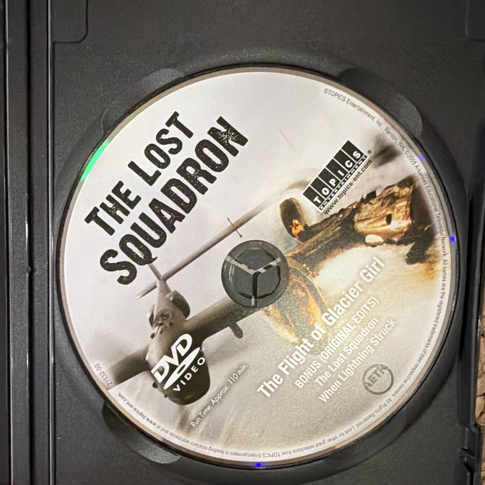 Lost Squadron Glacier Girl WWII P-38 Recover Greenland Plane Arctic PBS DVD