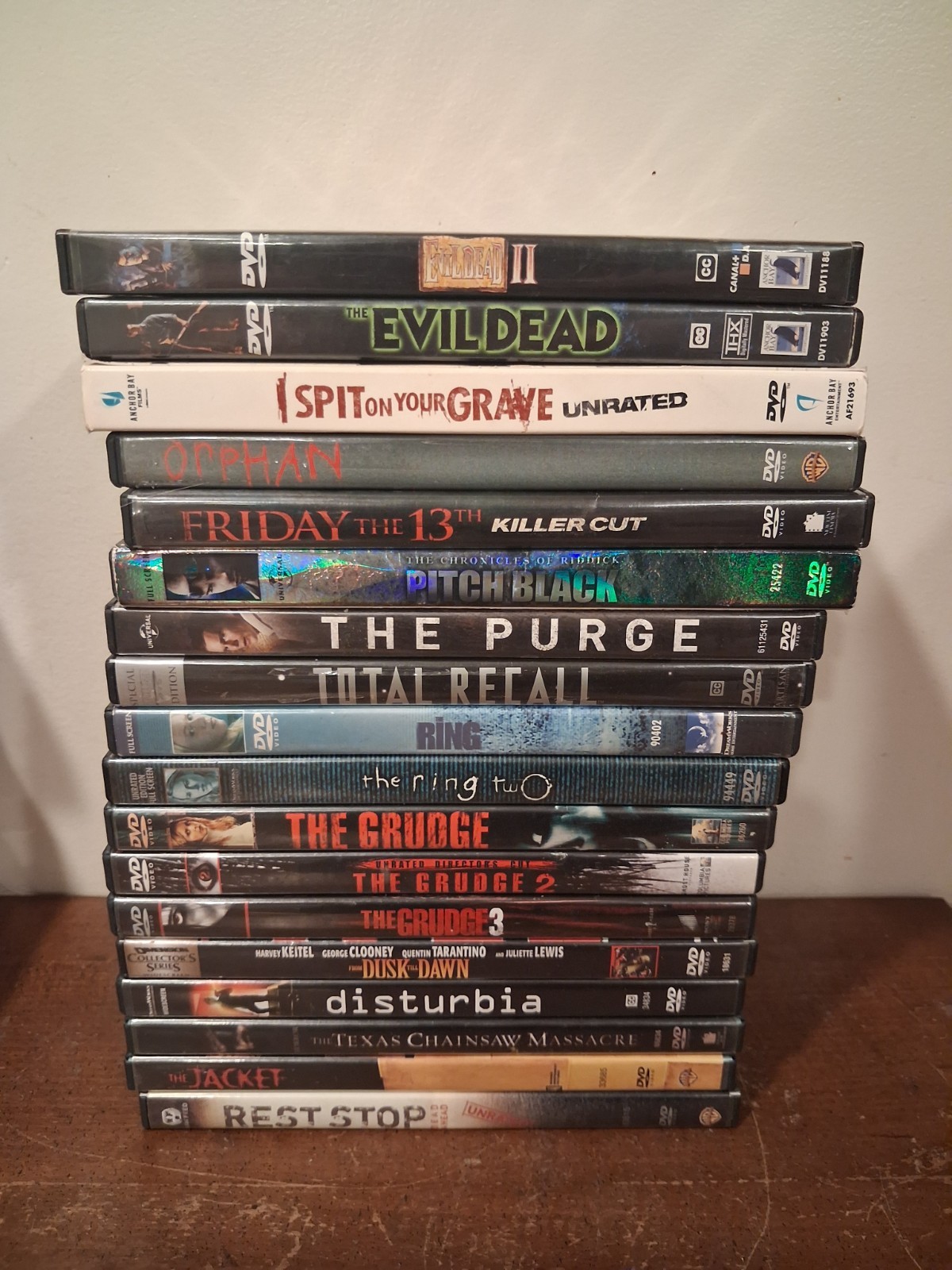 Lot Of 18 Horror DVD The Ring The Grudge Evil Dead Friday The 13th