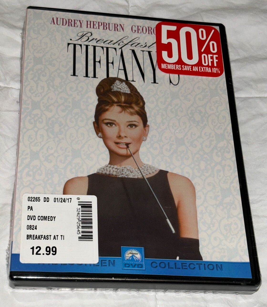 Breakfast at Tiffany’s (Brand New Widescreen DVD) Audrey Hepburn FACTORY SEALED