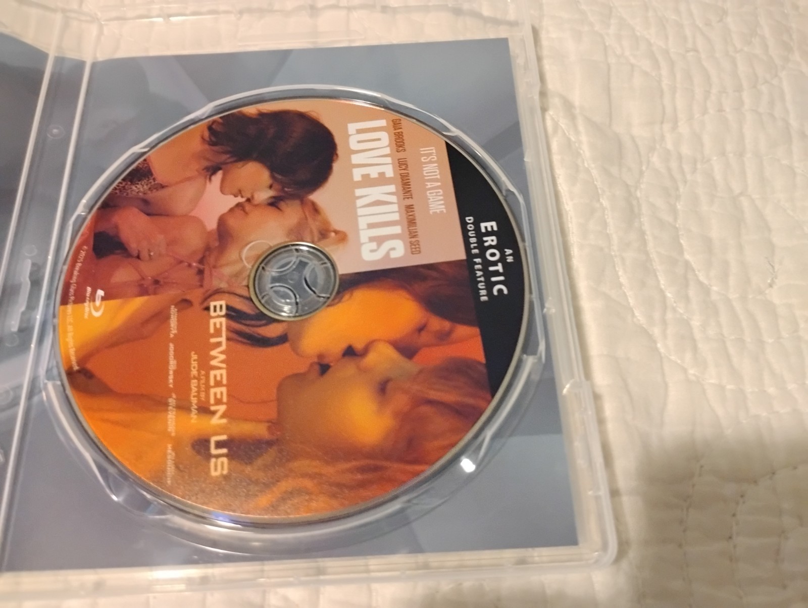Love Kills Between Us Double Feature Blu-ray Erotic Drama Lesbian LGBTQ