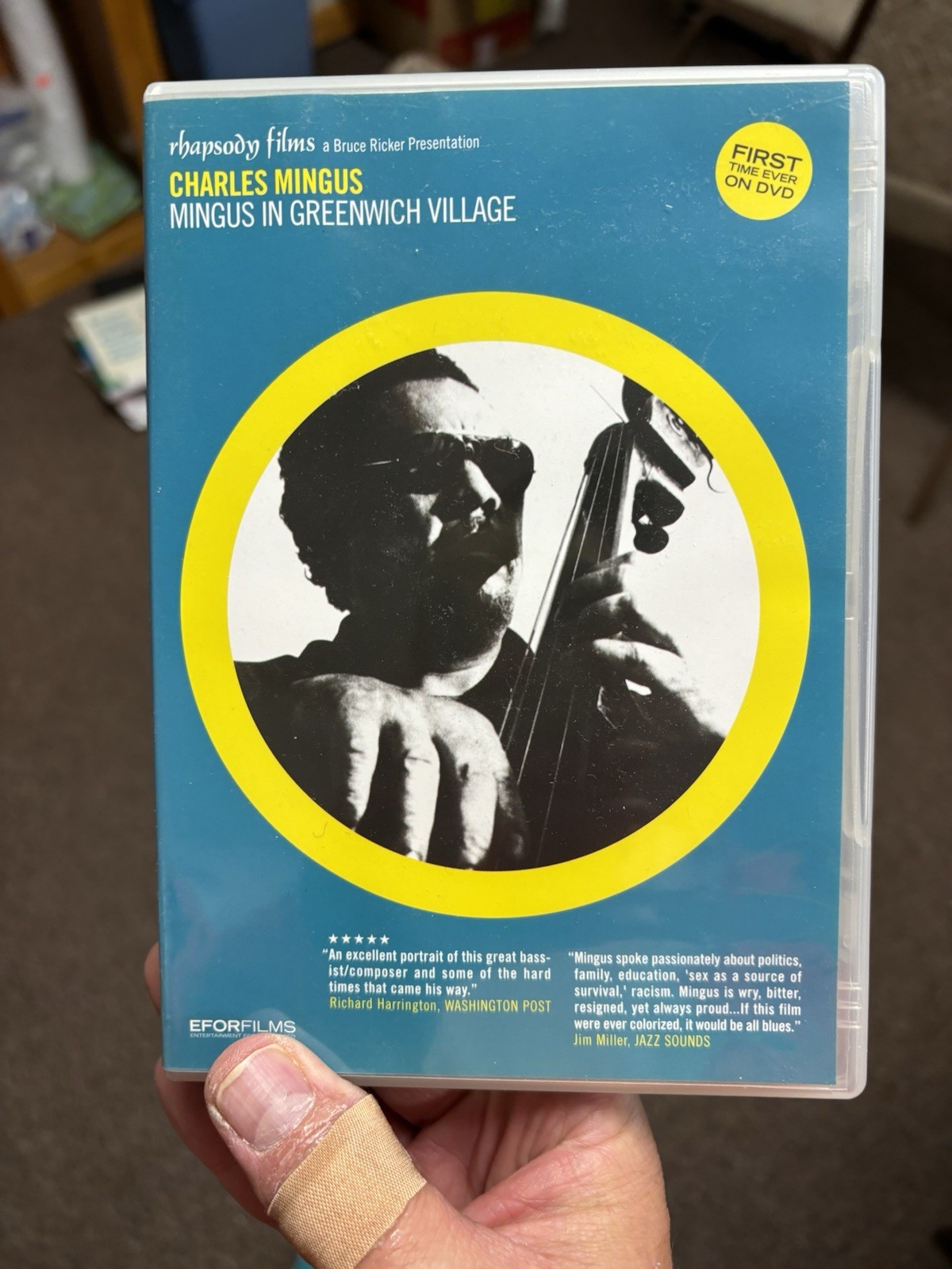 Charles Mingus: Mingus in Greenwich Village – 1968 Reichman Jazz Doco RARE DVD
