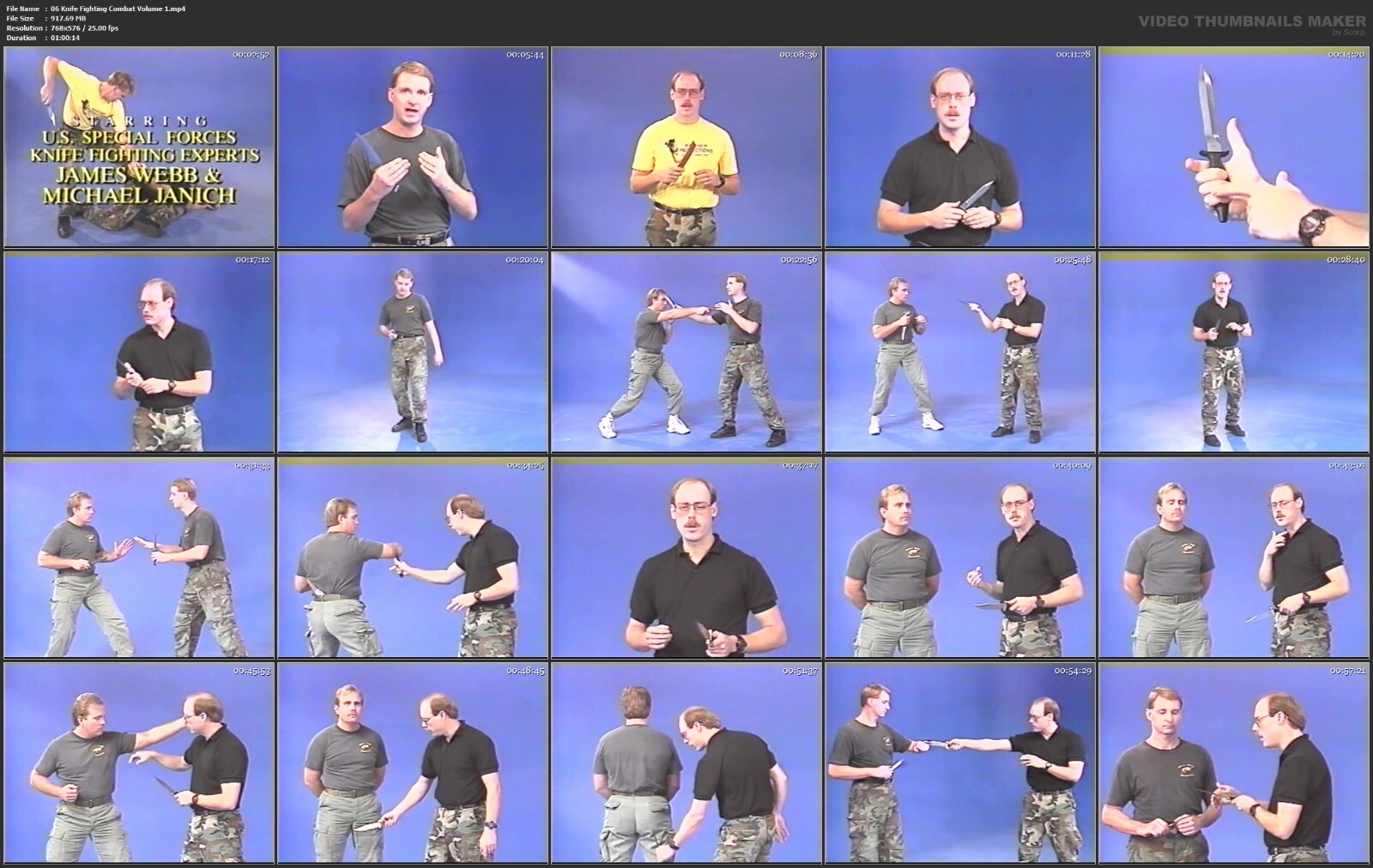Green Beret Combatives, Knife Fighting & Advance Training (13 DVD Set)