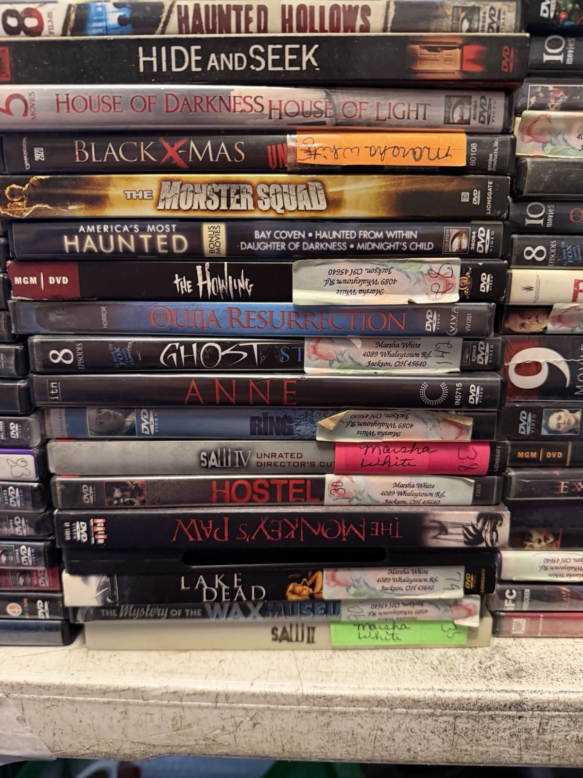 Lot of 133 Thriller Suspense Horror Terror Sci-fi Complete Sets Some Unopened