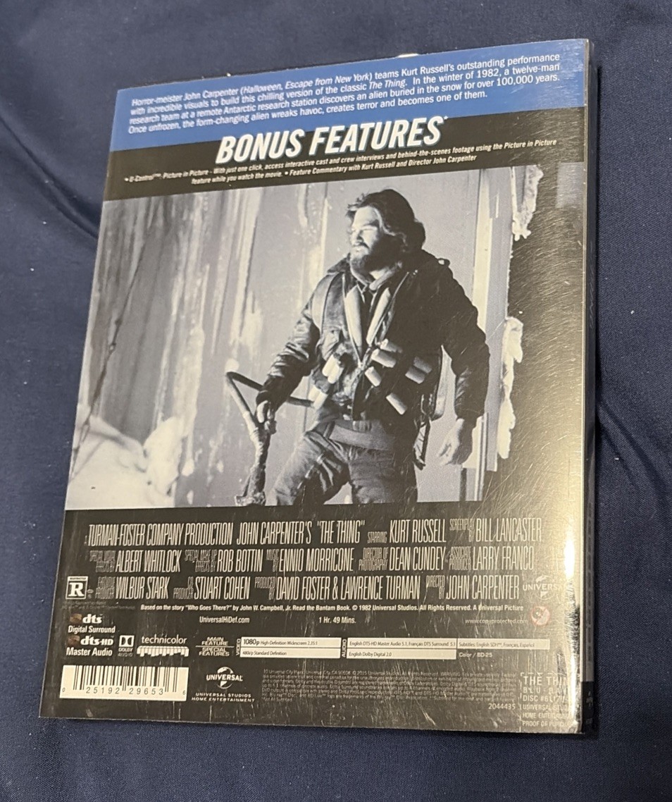 The Thing Blu-ray Mondo Exclusive Steelbook Edition with Slipcover RARE OOP USED