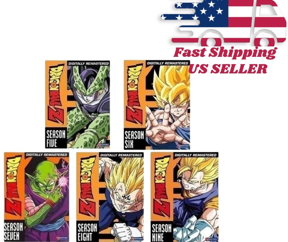 Dragon Ball Z Complete Series Seasons 1-9 DVD 54 Disc Uncut Anime Box Set