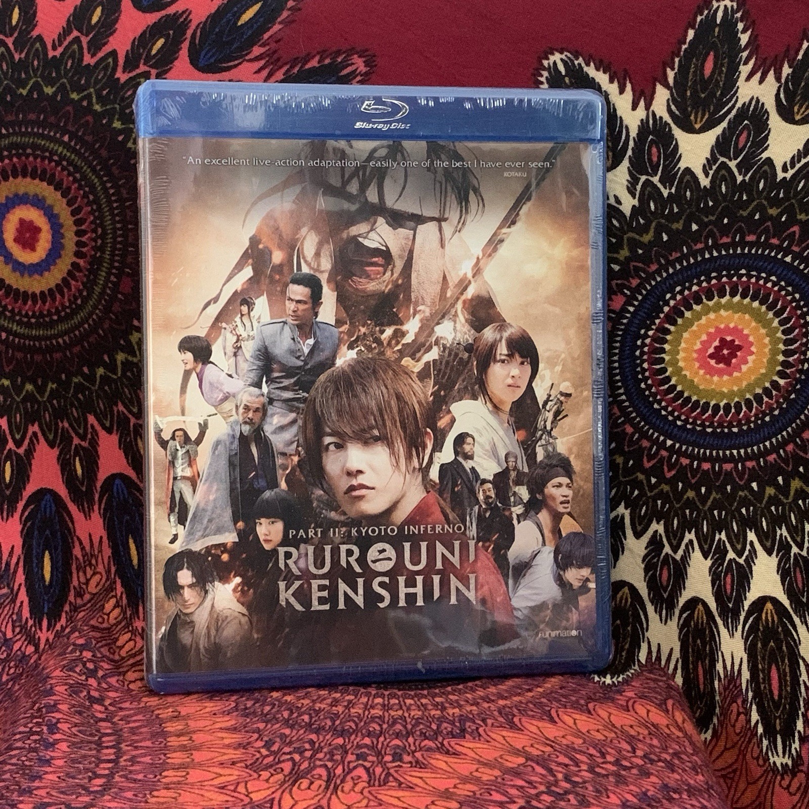 Rurouni Kenshin Part II: Kyoto Inferno (Blu-ray, 2014) BRAND NEW Manga Action