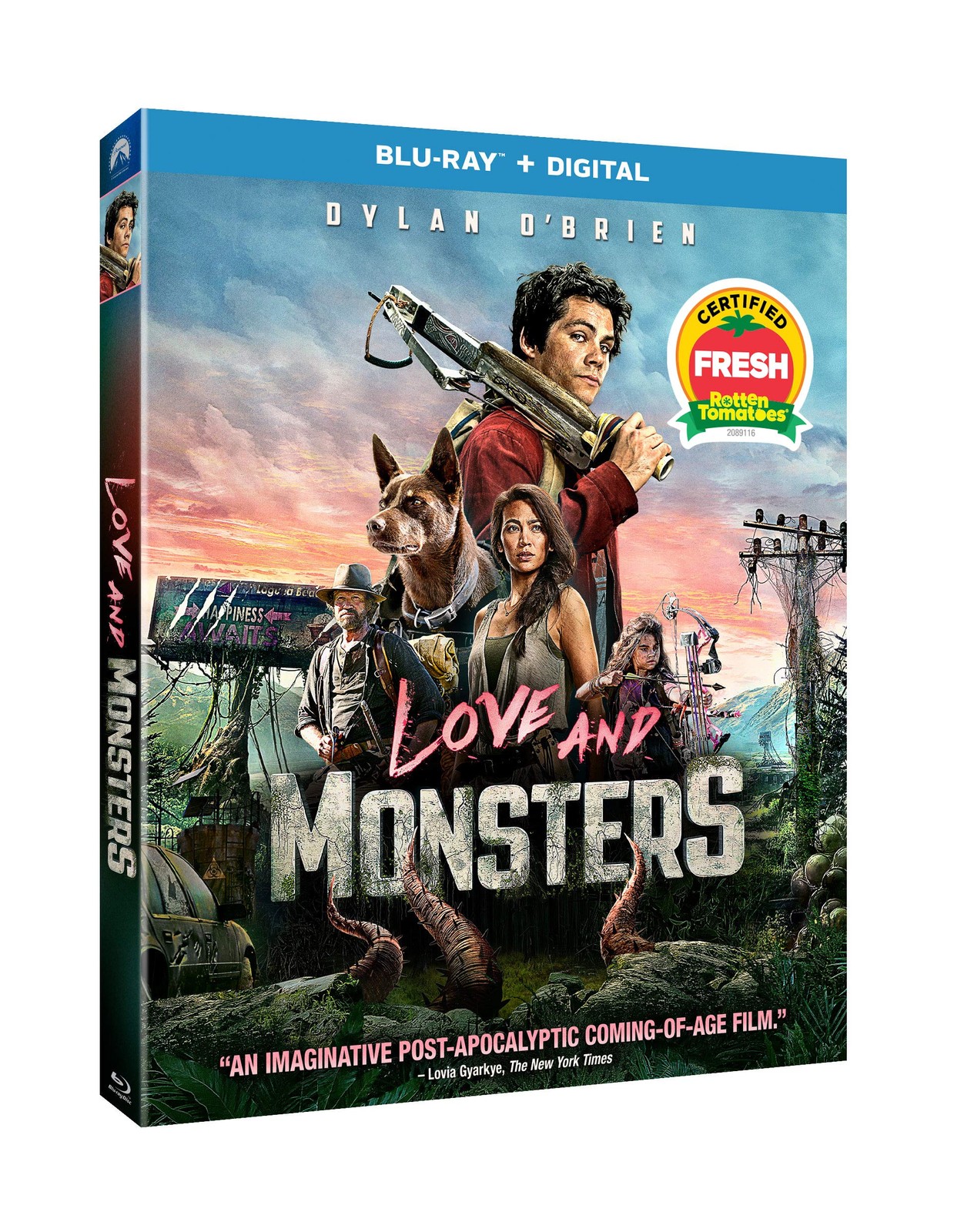 Love and Monsters Blu-ray Digital Edition Apocalyptic Adventure Film 109 min