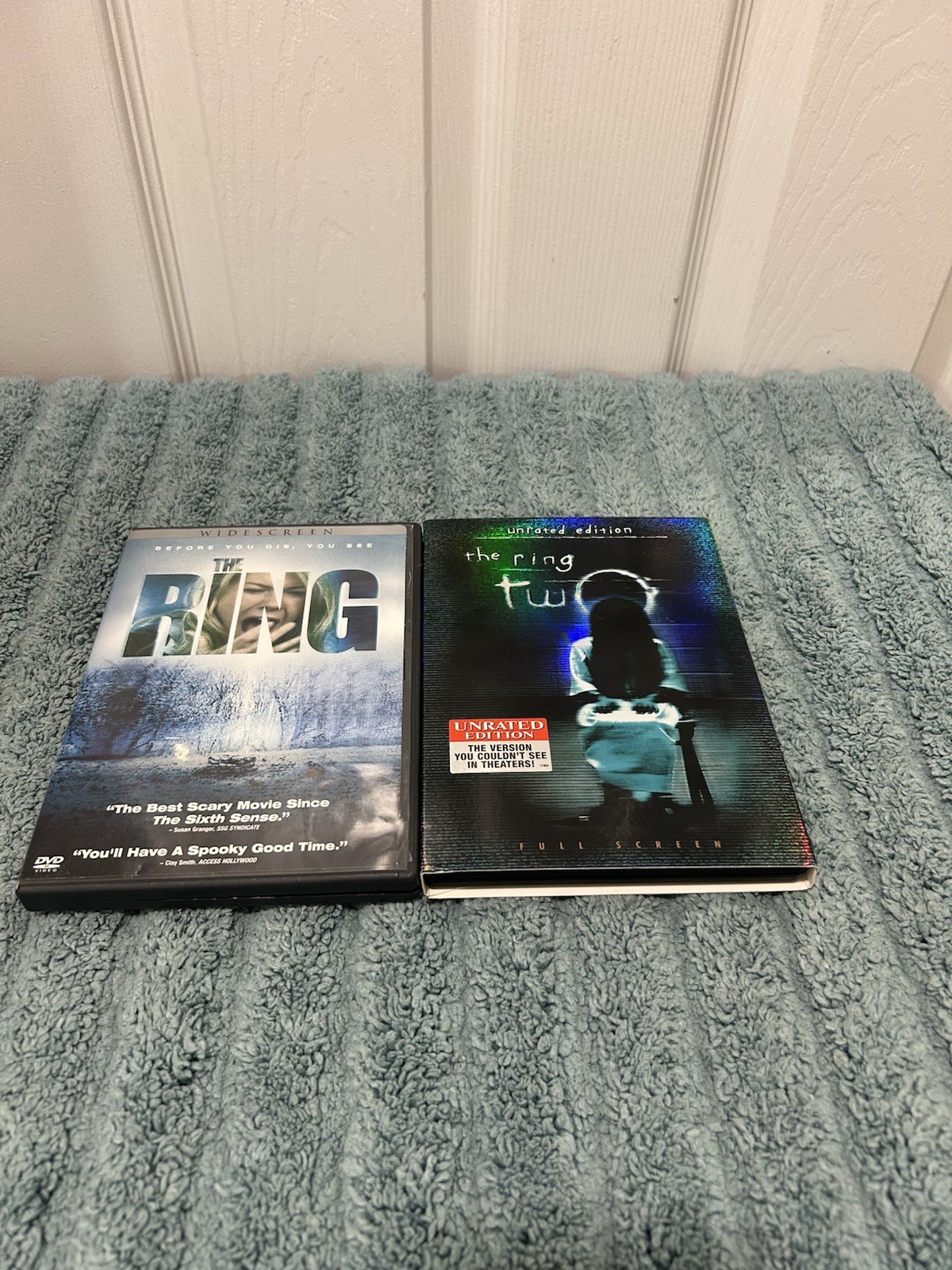 Lot of 2 Horror DVDs The Ring (Widescreen) & The Ring Two Unrated