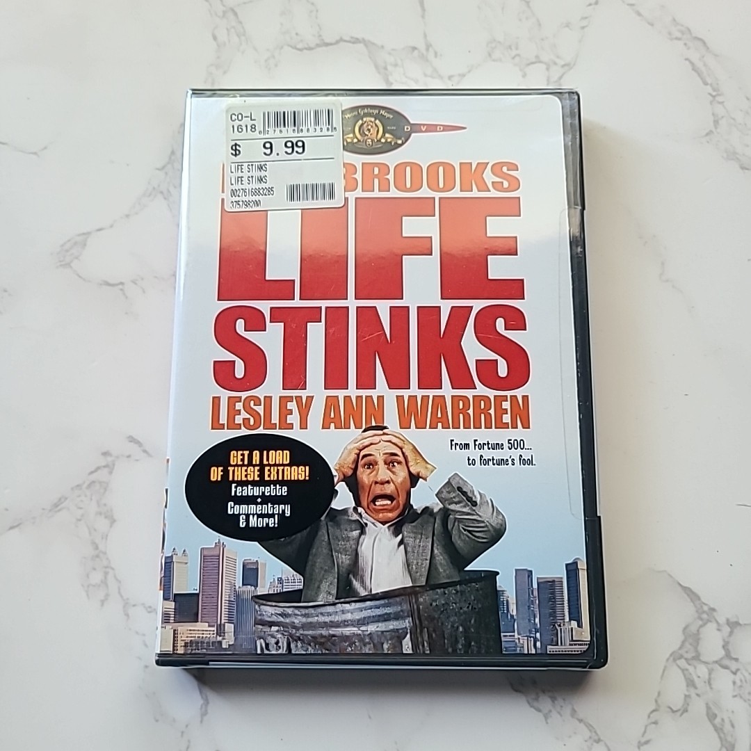 MGM Life Stinks NEW Sealed DVD 1991 Full & Widescreen Mel Brooks, Commentary