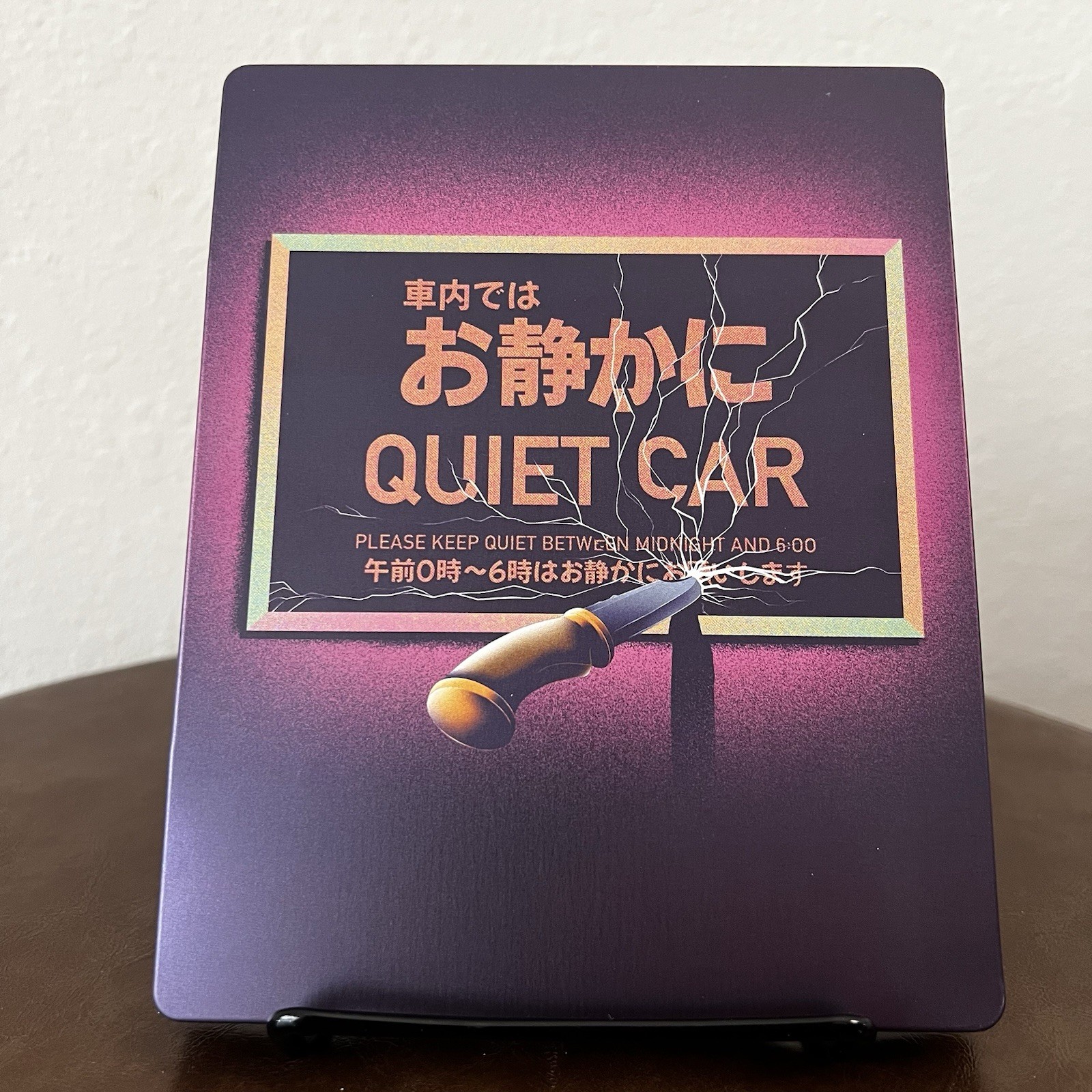 Bullet Train 4K UHD + Blu-ray Steelbook Brad Pitt Action Like New w/J-card