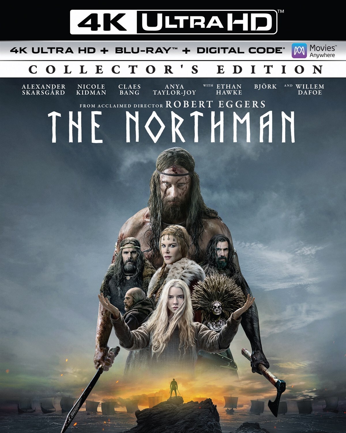 The Northman 4K UHD Blu-ray Alexander Skarsgård NEW