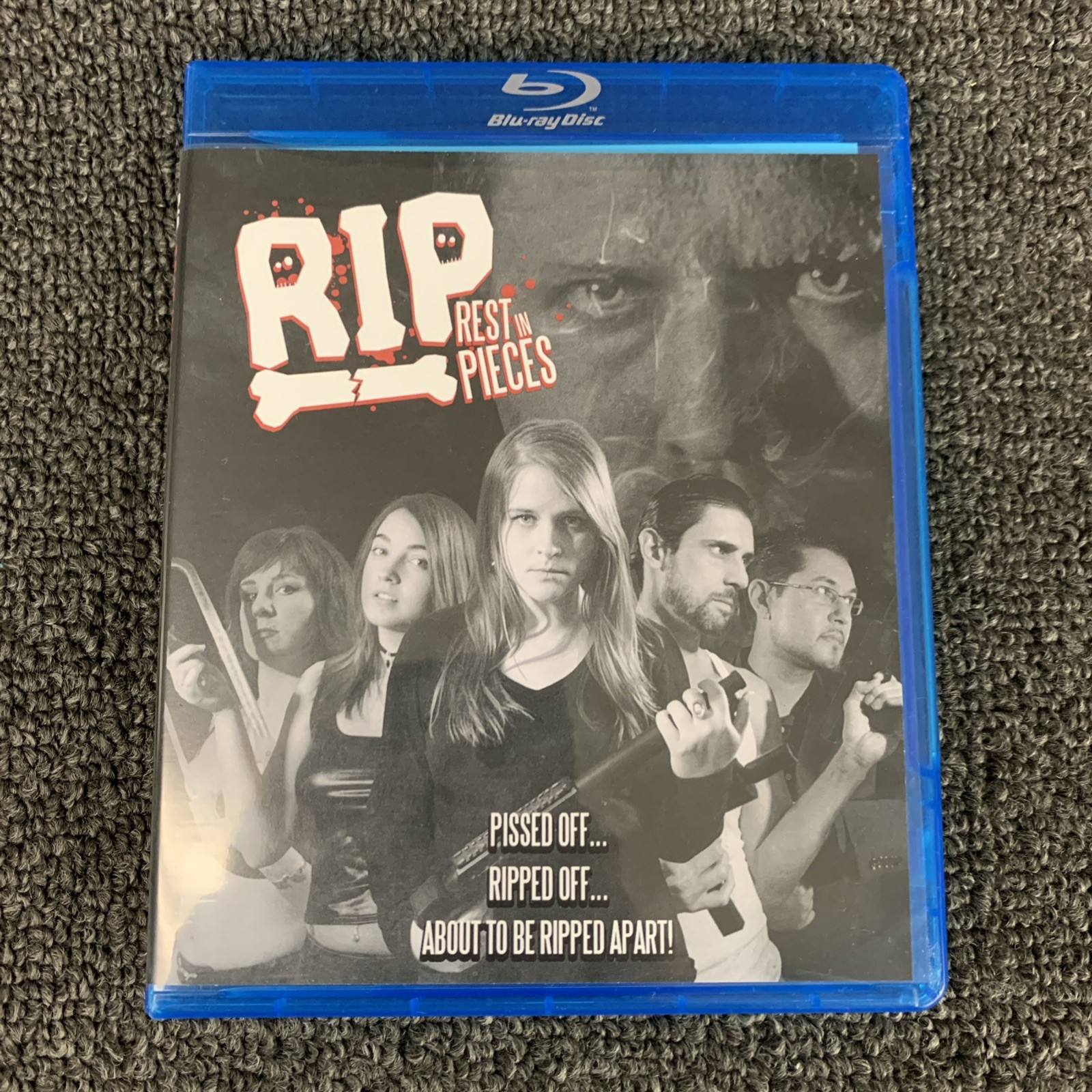 RIP Rest in Pieces (Blu-ray) RARE HTF OOP Horror Film GORE!