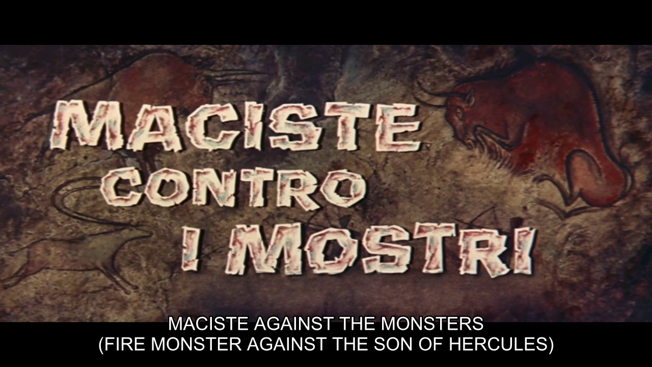 Peplum Classics: MACISTE VS THE MONSTERS (1962) Eng audio (read desc)