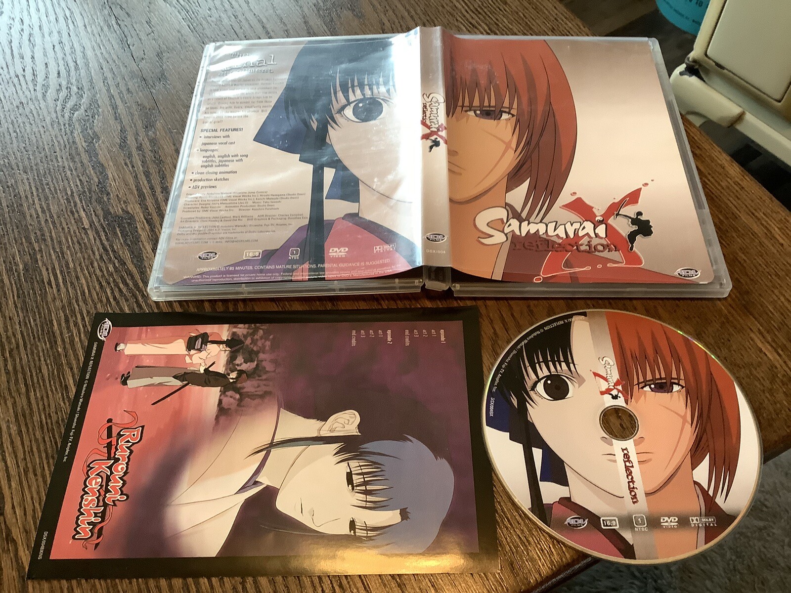 Samurai X – OVA 4: Reflection (DVD, 2003) Used Anime 17+ Free USA Shipping