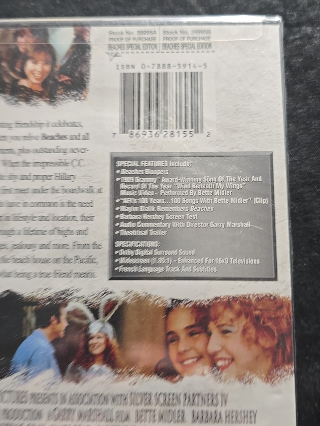 Beaches DVD 1988 Special Edition 2005