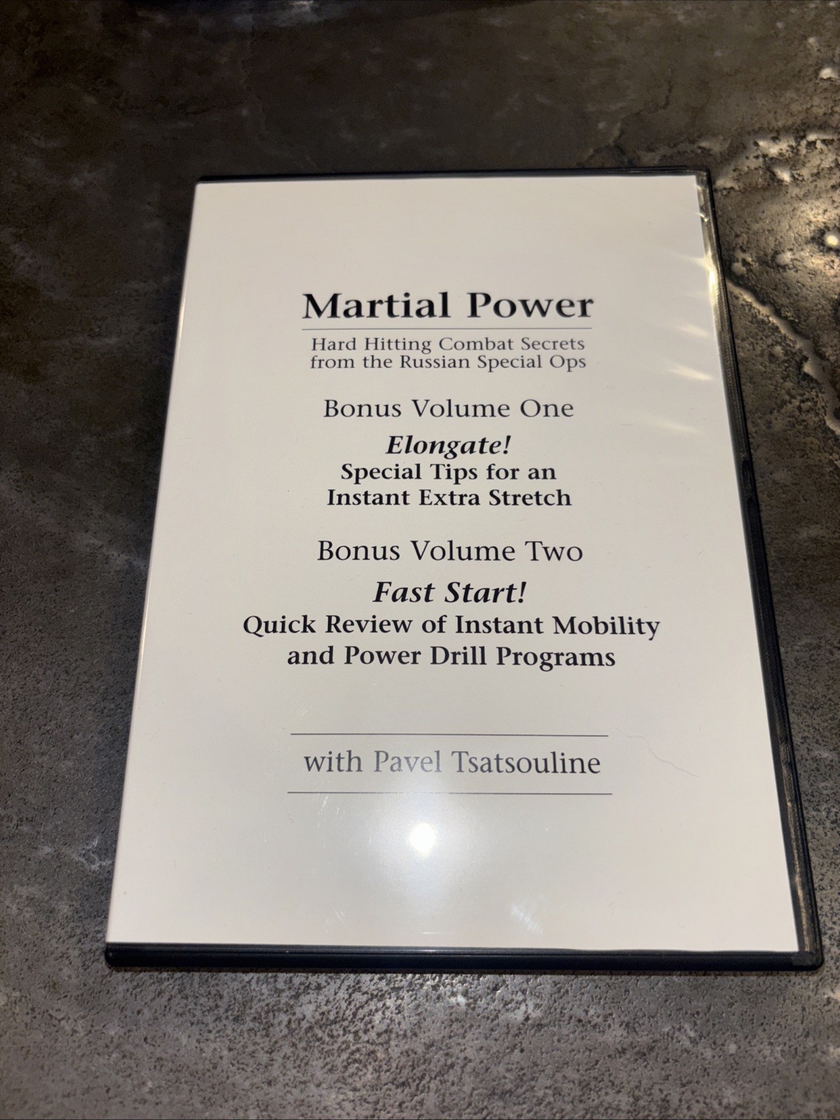 MARTIAL POWER Bonus DVD: Russian Combat Secrets Elongate Stretch Mobility Drill